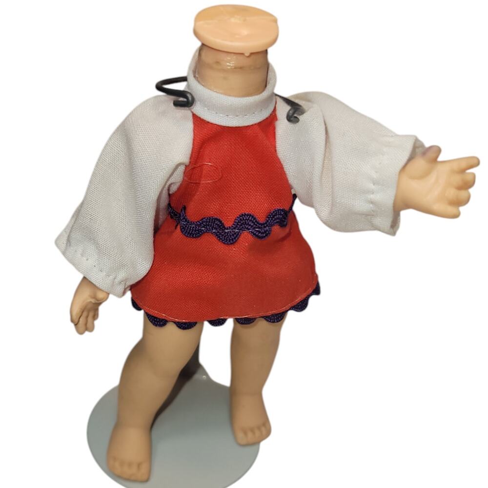 5" 1965 Vintage Remco Industries Heidi's Doll's Pocketbook Body No Head